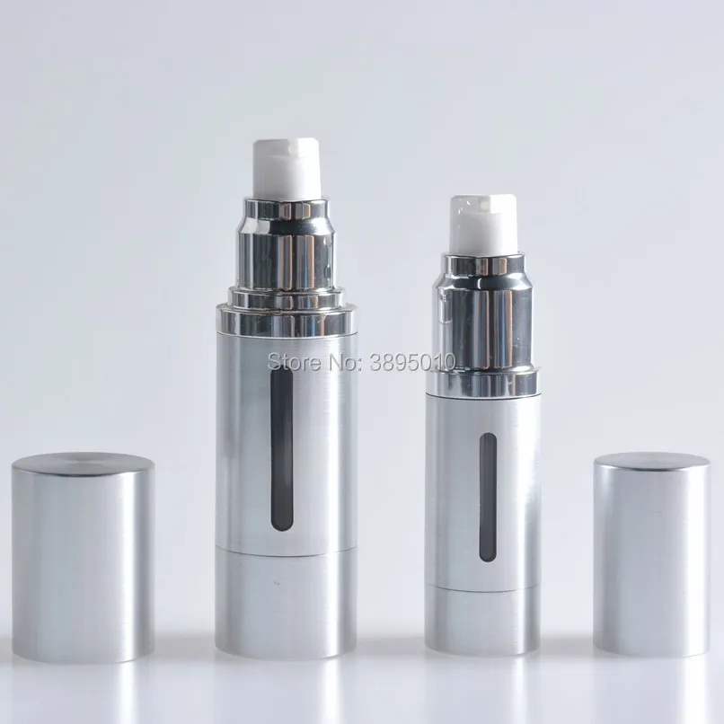 Luxury Skincare Bottles - 300 pièces 15/30/50ML luxe argent vide