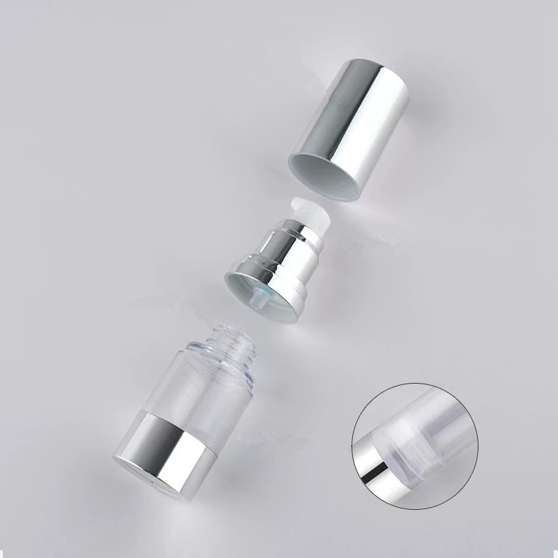 Bouteille à vide en argent bri - Luxury Skincare Bottles avis et prix