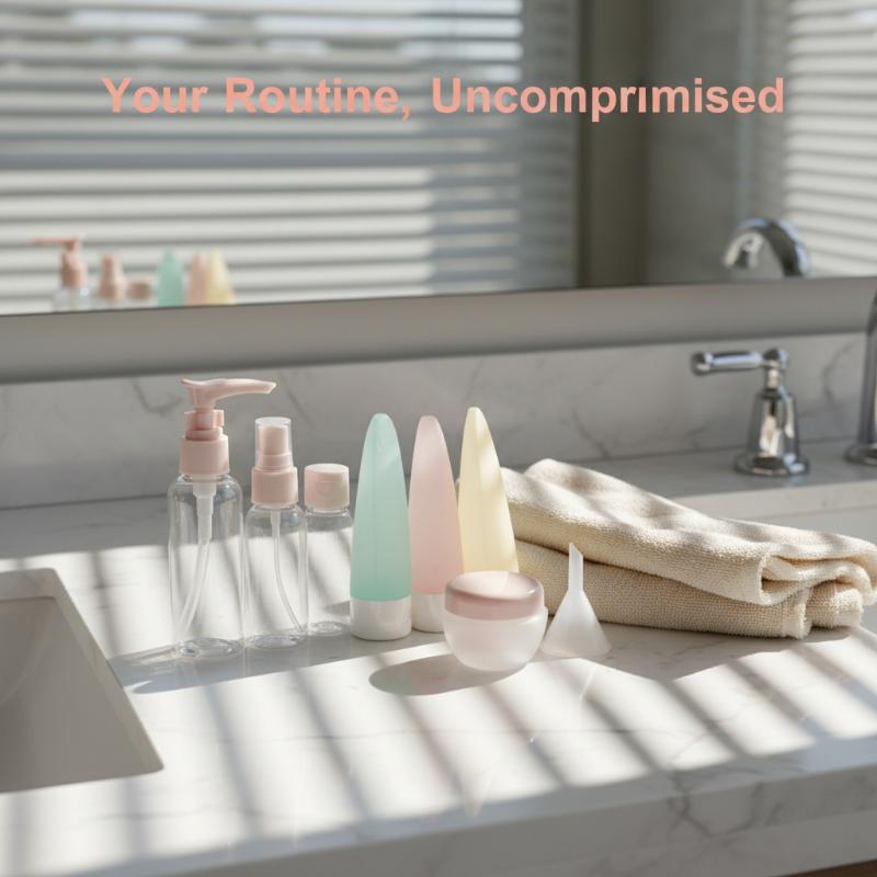 Ensemble de flacons de voyage  - Luxury Skincare Bottles avis et prix